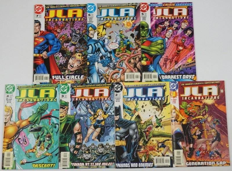 JLA: Incarnations #1-7 VF/NM complete series - john ostrander justice league set