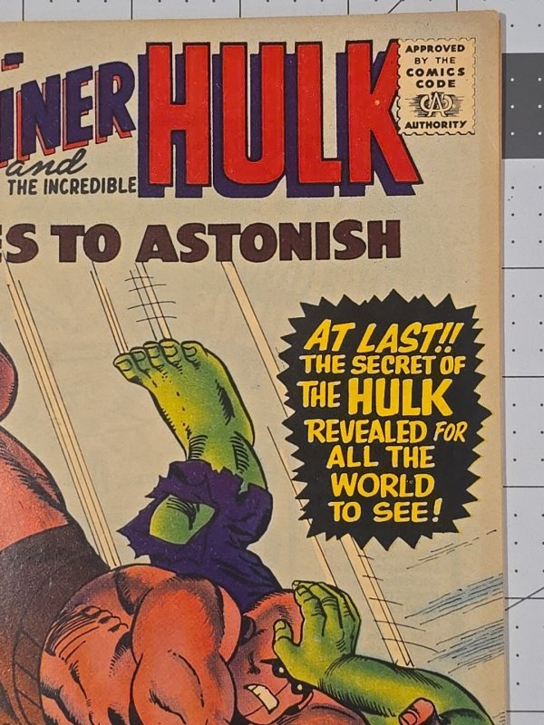 Tales to Astonish #87 Hulk-Killer Vs Hulk Cover (Marvel Comics January 1967)