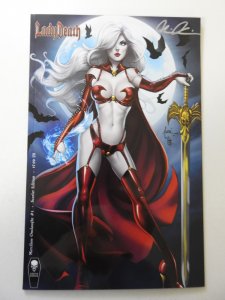 Lady Death: Merciless Onslaught Scarlet Edition (2017) NM Cond! Signed W/ COA!