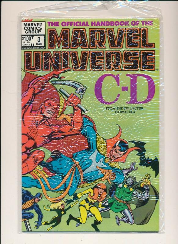 LOT of 9-MARVEL UNIVERSE C-D,D-G,H-J,K-M,M,N-P,Q-S,S,S-U,V-Z #3-11 VF(PF747) 