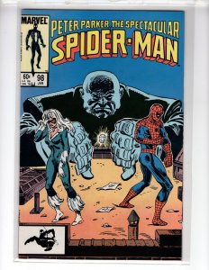 The Spectacular Spider-Man #98 (1985) 1st app Spot! Key! [CR400-NSC•NCA11]