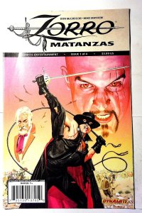 Zorro: Matanzas #1 (2010) Dynamite Entertainment 1st Print Comic Book