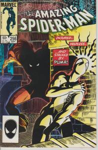 THE AMAZING SPIDERMAN #256 - PUMA -  BAGGED & BOARDED