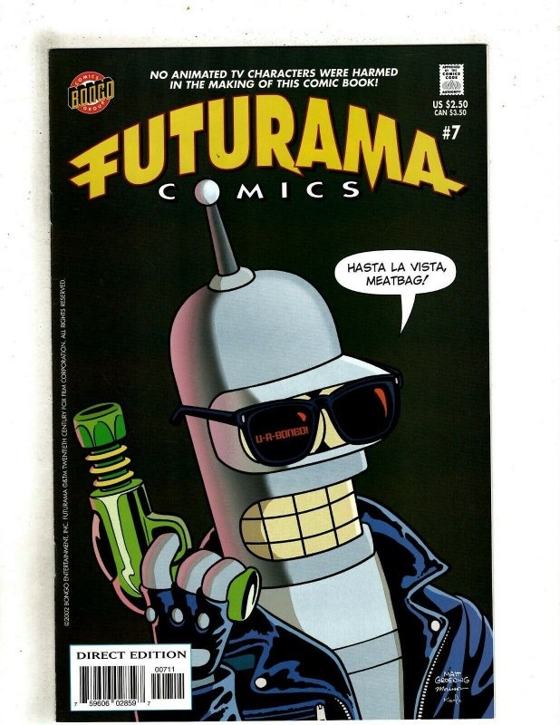 Lot Of 10 Futurama Bongo Comic Books 10 11 12 13 14 15