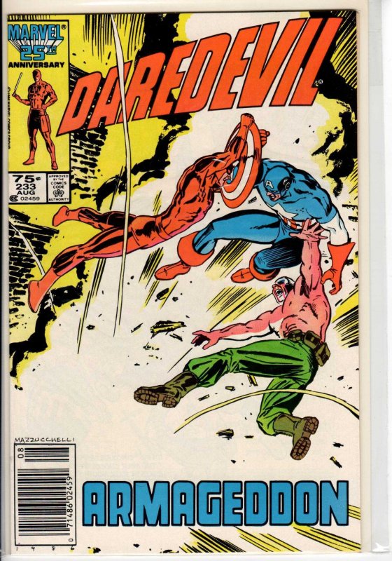 Daredevil #233 NEWSSTAND Edition (1986) 9.6 NM+
