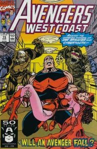 Avengers West Coast #73 FN; Marvel | save on shipping - details inside