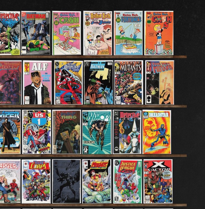 Huge Lot 150+ Comics with The Shadow, Darkstars, Detective Comics & More!