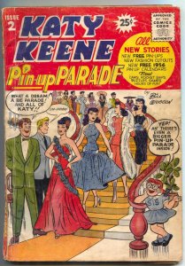 Katy Keene Pin-up Parade #2 1956- INCOMPLETE BARGAIN COPY