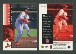 1998 Upperdeck Mark McGwire HR Commemorative Card / MINT