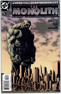 The Monolith #3 Palmiotti/Gray NM