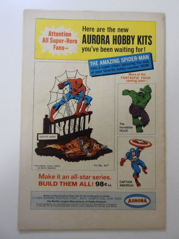 Fantastic Four #60 (1967) VG Condition hole punch fc