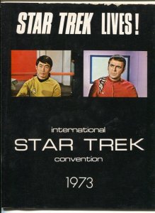 International Star Trek Convention Program Book-1973-full page pix-con schedu... 
