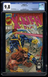 X-Men (1991) #1 CGC NM/M 9.8 White Pages Wolverine Cyclops Variant