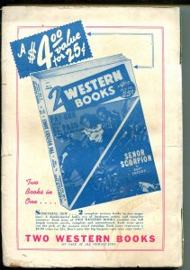 TWO COMPLETE DETECTIVE BOOKS MAY 1950-GEORGE GROSS GOOD GIRL ART-PULP -good/vg