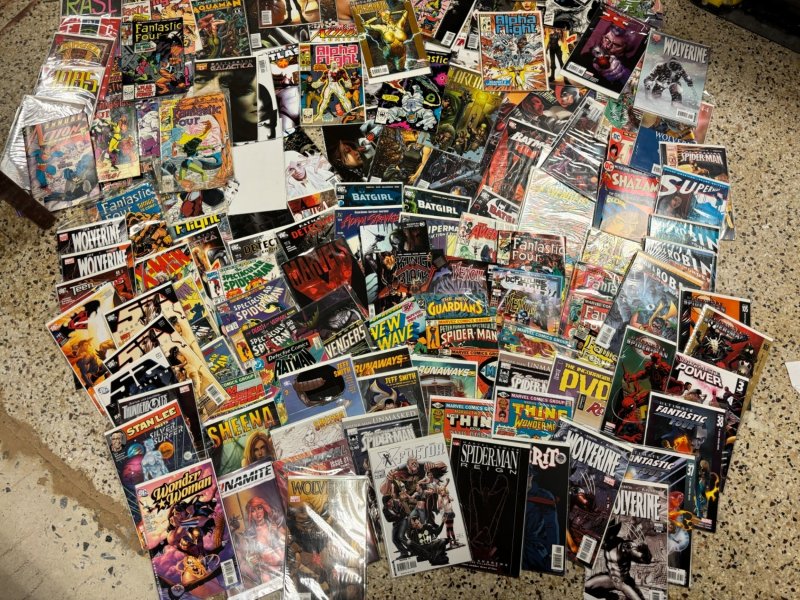 ~200 Comics! Start Your Own Collection Long Box Lot