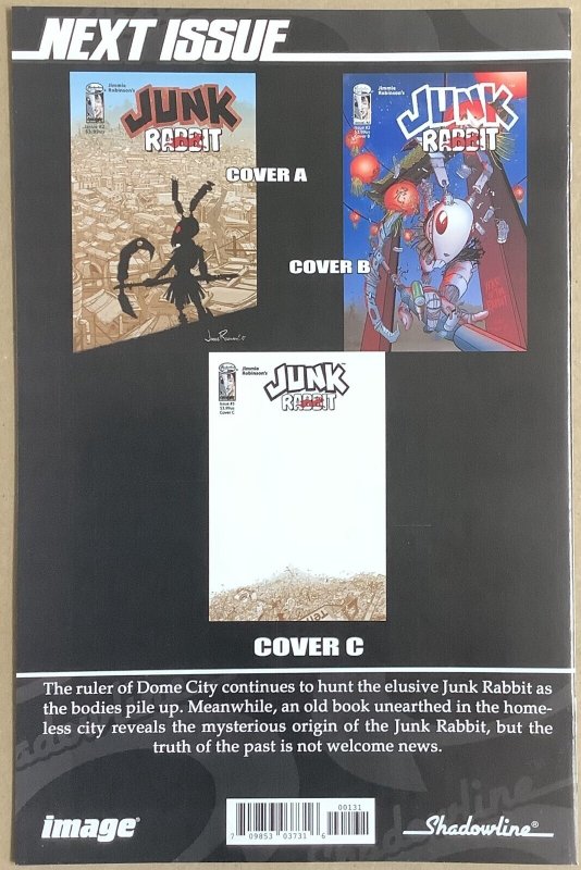 Junk Rabbit #1 - Robinson Variant Cover (2023, Image) NM/MT