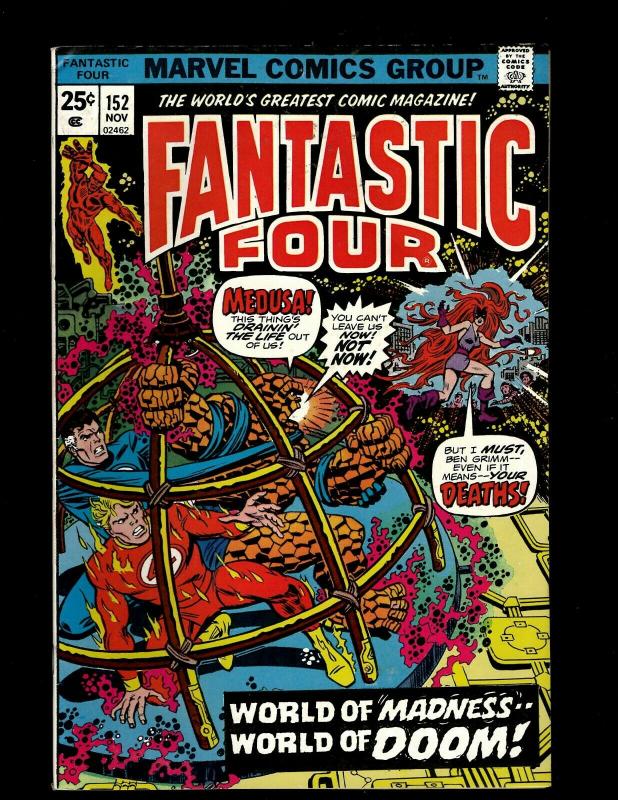 Lot of 8 Fantastic Four Marvel Comic Books #146 147 149 150 151 152 153 154 GK18
