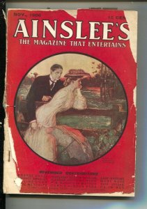 Ainslee's 11/1906-Clarence F. Underwood-early pulp fiction-Early automobile a...