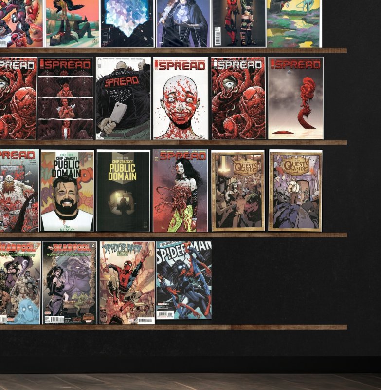 Huge Lot 150+ Comics with Spread, Saga, The Amazing Spider-Man & More!