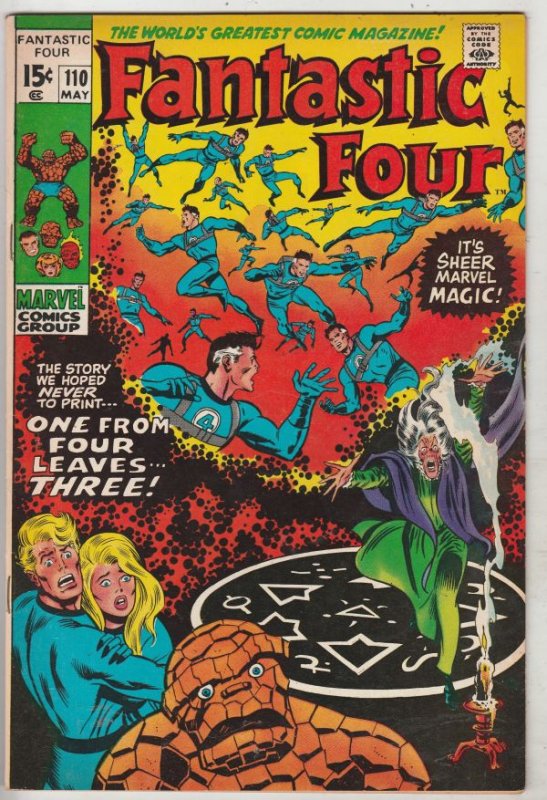 Fantastic Four #110 (May-71) VF/NM High-Grade Fantastic Four, Mr. Fantastic (...