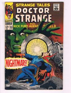 Strange Tales # 164 VG Marvel Comic Book Dr. Strange Nick Fury SHIELD BN4