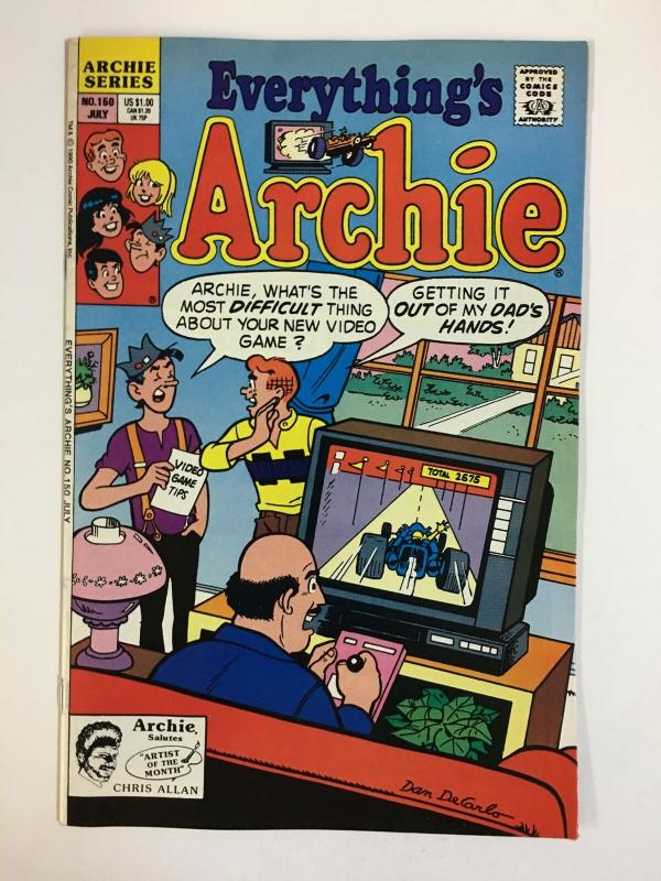 EVERYTHINGS ARCHIE (1969-1991)150 VF-NM Jul 1990 COMICS BOOK