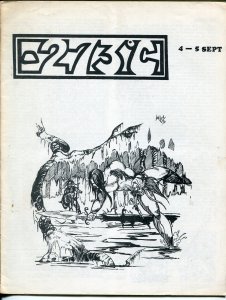 -273º C  #4 1971-Zero Pubs-fanzine reviews-Sub-mariner-double issue-VG/FN