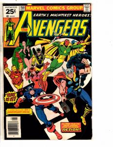 4 Avengers Marvel Comic Books # 149 150 151 152 FN Range Thor Hulk Iron Man J272
