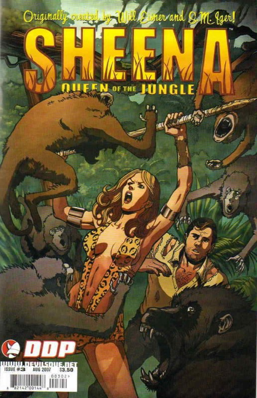 Sheena, Queen of the Jungle (Devil's Due) #3B VF; Devil's Due | we combine shipp 