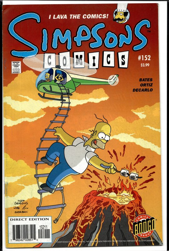 Simpsons Comics #152 (2009) Homer Simpson