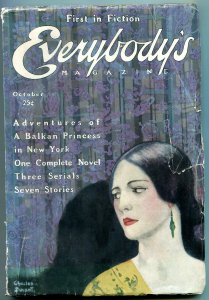 Everybody's Magazine October 1921-M Somerset Maugham- AA Milne VG