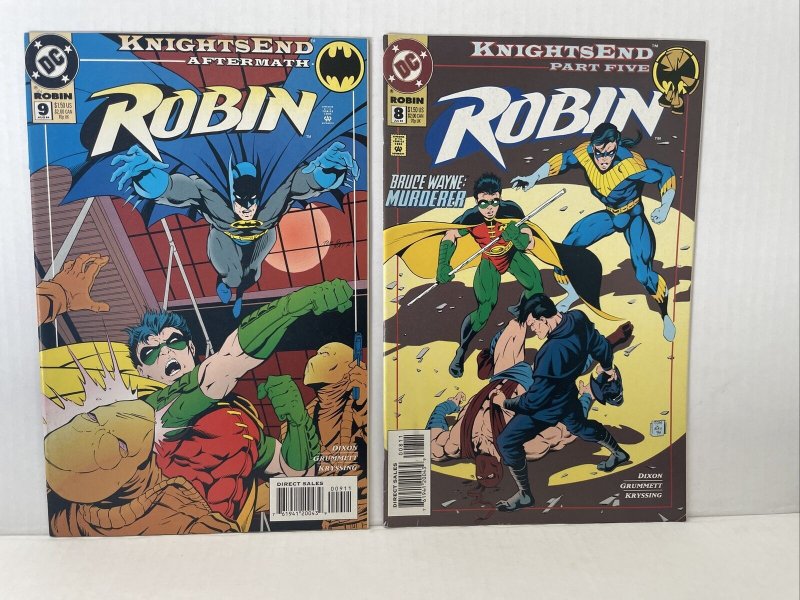 Robin #0 1 2 3 4 5 6 7 8 & 9 Lot Of 10 1993 -94 Series 