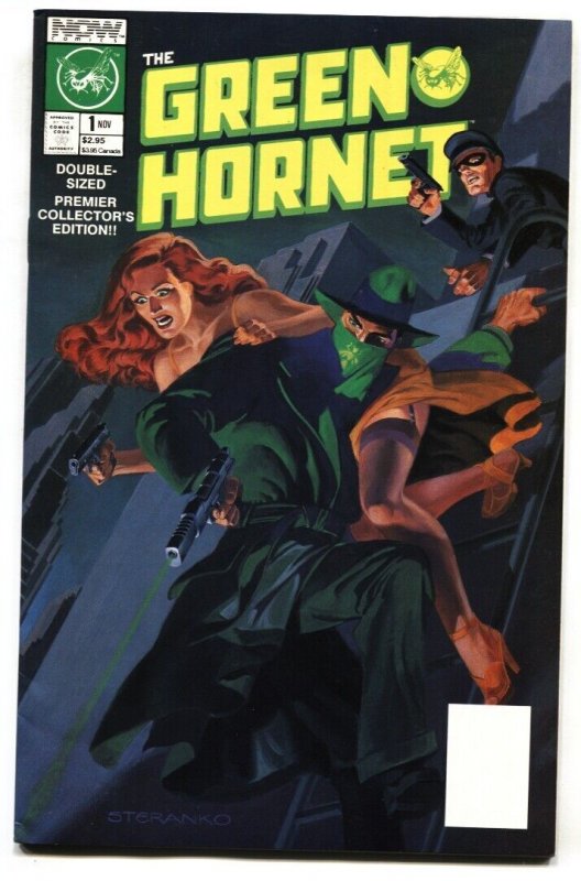 Green Hornet #1 1989- STERANKO painted cover- Now Comics comic book NM-