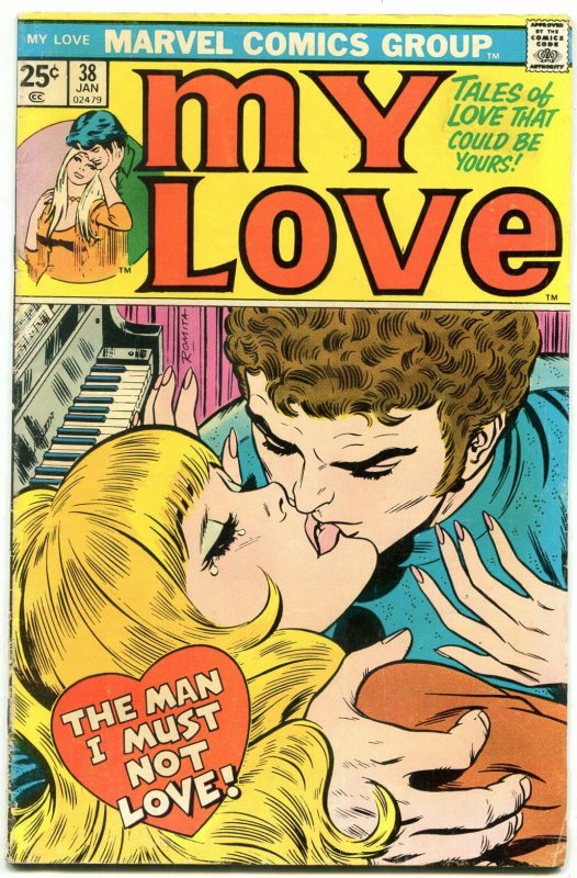 My Love #38 1976- Marvel Bronze Age Romance- Romita cover VG