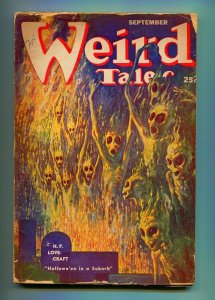 WEIRD TALES SEPTEMBER 1952-WEIRD TALES-VIRGIL FINLAY-FR 
