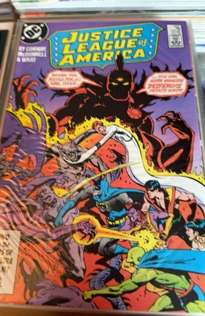 Justice League of America #252 Direct Edition (1986) Justice League 