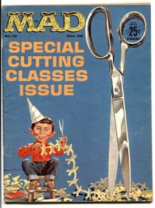 Mad Magazine #75-1962-ALFRED E. NEUMAN- scissor cover VG+