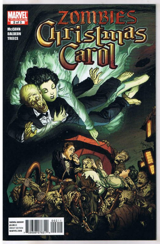 ZOMBIES CHRISTMAS CAROL #1 2 3 4 5, NM, Xmas, Scrooge, 2011, more in store, 1-5