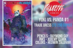YUKI vs PANDA #1 SIGNED BY JEREMY CLARK SOURCE POINT PRESS 2021 EB203
