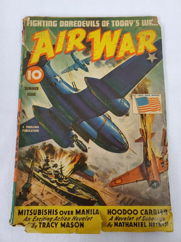 Air War Pulp Volume 5 #1 ORIGINAL Vintage 1943 Better Publications