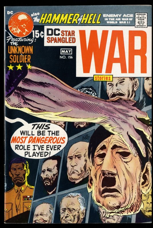 Star Spangled War Stories #156 NM- 9.2 DC Comics Hitler Cover! 1st Battle Album!