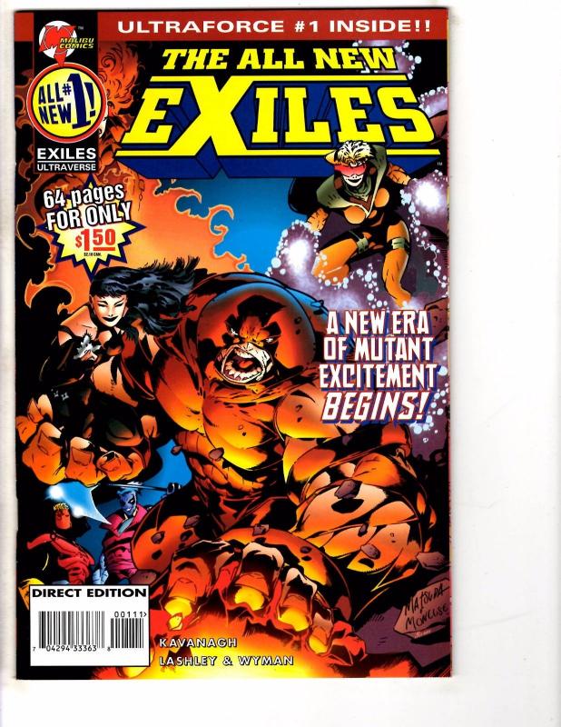 17 Exiles Malibu Comics # Infinity 1 (11 Copies, 2 Diff Covers) 2 (2) 3 4 5 J202