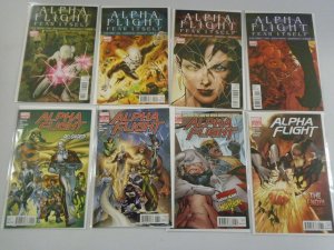 Alpha Flight set #1-8 8.0 VF (2011)