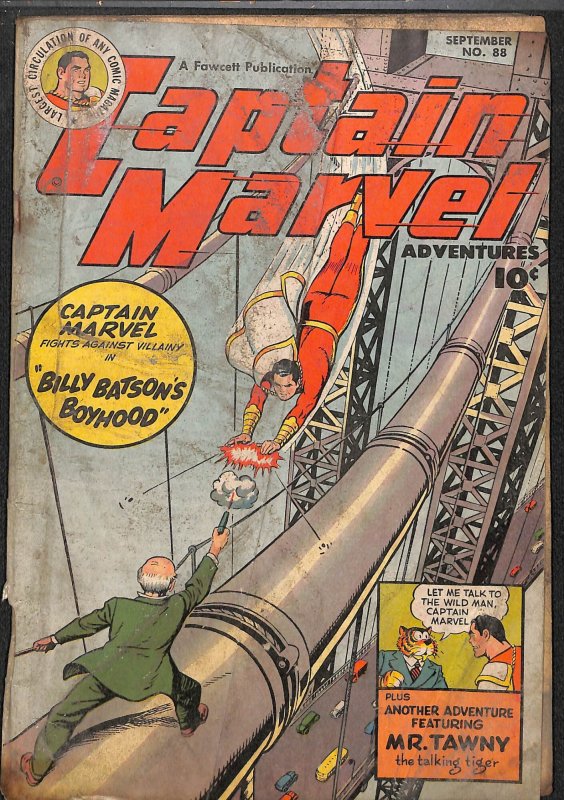 Captain Marvel Adventures #88 Very Low Grade