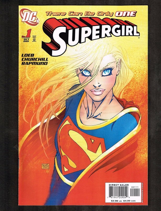 Supergirl #1 & Variant (2 comic books) DC / Turner Variant (9.2OB) WH