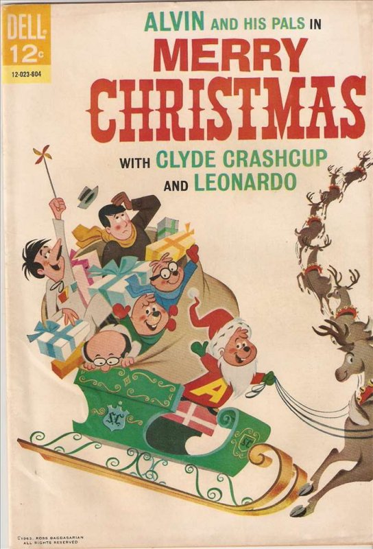 Alvin and His Pals in Merry Christmas with Clyde Crashcup and Leonardo #1 VG ; D
