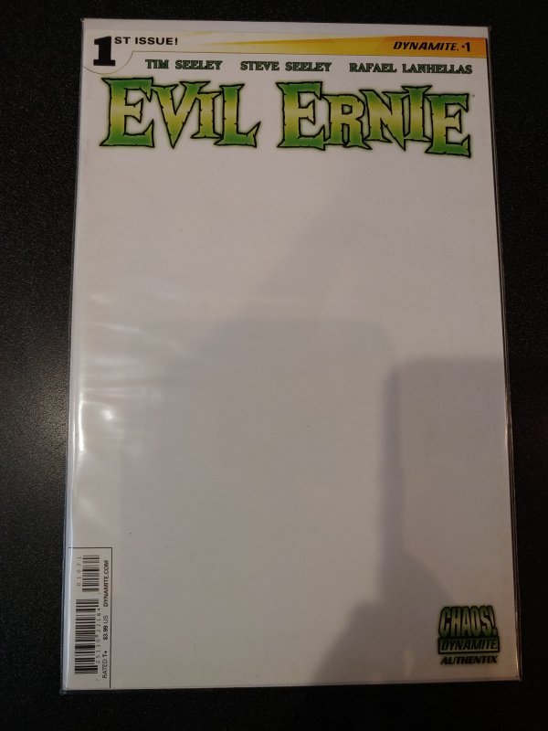 EVIL ERNIE #1 WHITE BLANK VARIANT