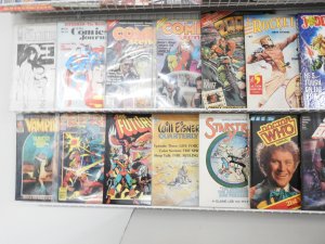Huge Lot 92 Magazines, Fanzines, Captain Britain+ Avg Fine Condition!