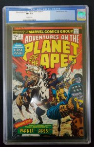 Adventures on the Planet of the Apes #1 1975 Marvel Comics CGC 9.6 NM