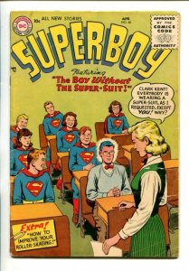 SUPERBOY #48-1956-CLASSROOM COVER SCENE-vg minus